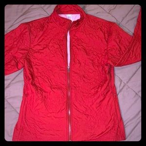 Water Girl by Patagonia red quilted jacket